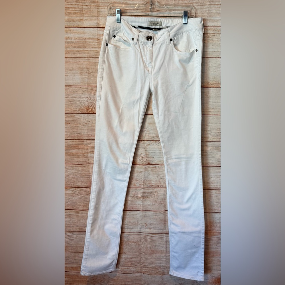 Burberry White Women's Pants